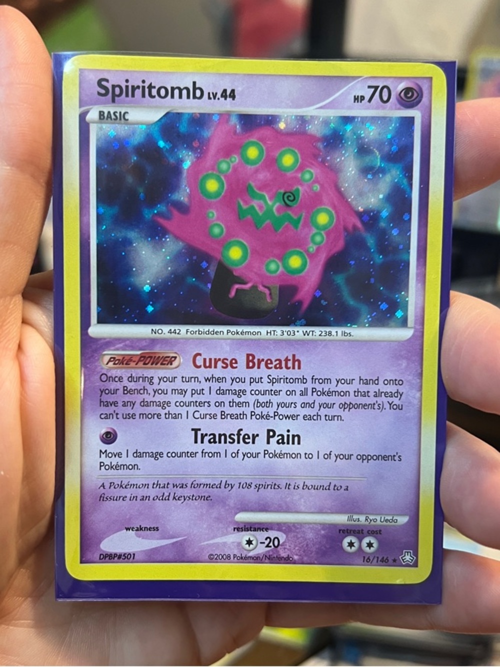 Spiritomb Holo Pokémon Trading Card - 16/146